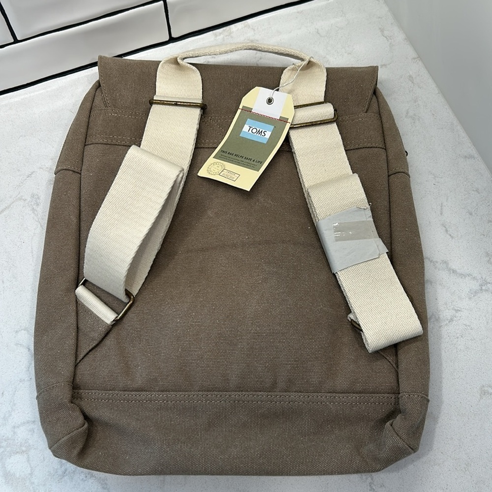 Toms Trekker Canvas Backpack Dessert Taupe - Women's - Picture 12 of 13